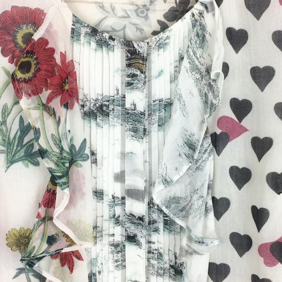 Anthropologie Leifnotes In Spades Blouse - Picture 3 of 8